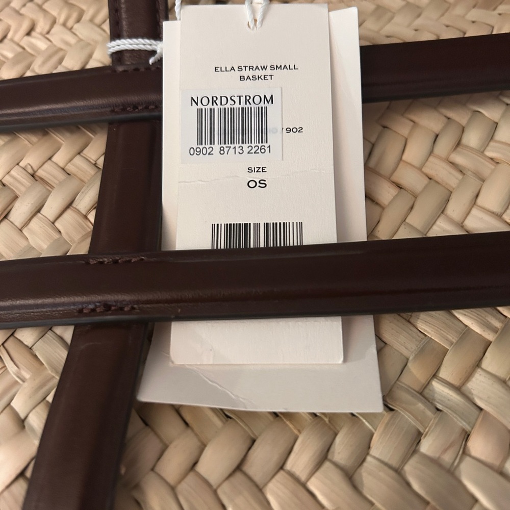 Tory Burch Ella Straw Basket Tote - Picture 3 of 16